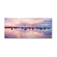 Courtside Market Sunset 24x48 Canvas Canvas Art