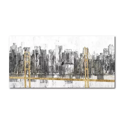 Courtside Market Golden Bridge Panorama 24x48 Canvas Canvas Art
