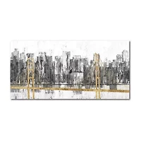 Courtside Market Golden Bridge Panorama 24x48 Canvas Canvas Art