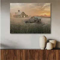 Courtside Market Sunset Farm 20x24 Canvas Canvas Art