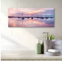 Courtside Market Sunset 12x24 Canvas Canvas Art