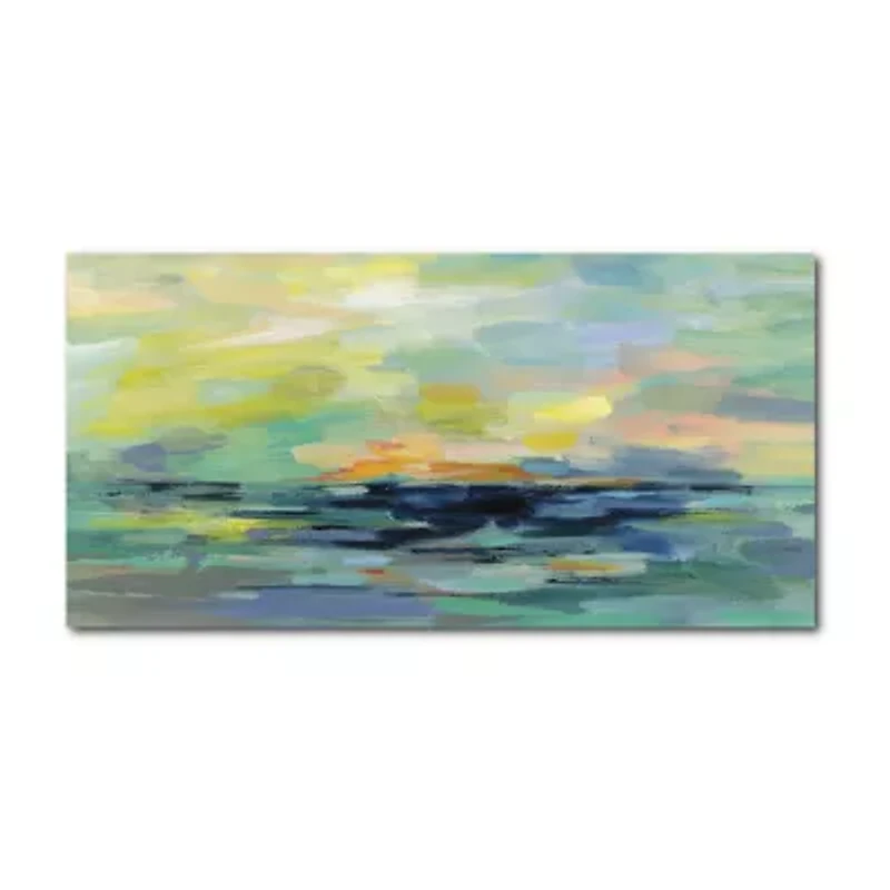 Courtside Market Pacific Beach 12x24 Canvas Canvas Art