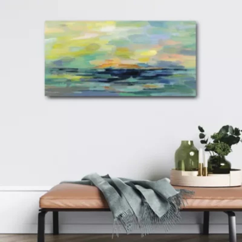 Courtside Market Pacific Beach 12x24 Canvas Canvas Art