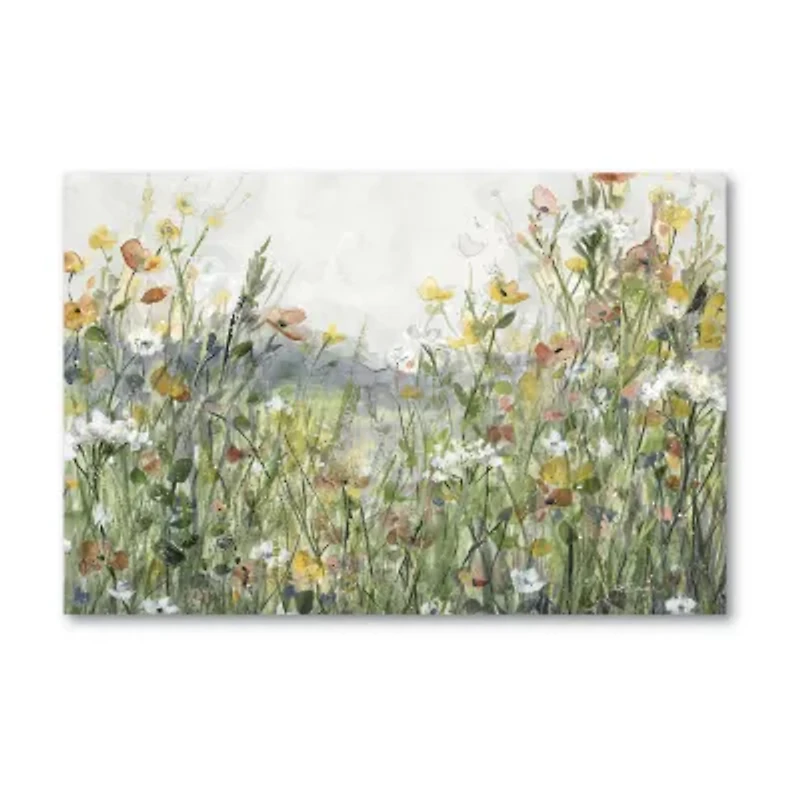 Courtside Market Wildflower Field 24x36 Canvas Canvas Art