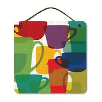 Courtside Market Kitchen 12x12 Artboard With Twine Wood Wall Art