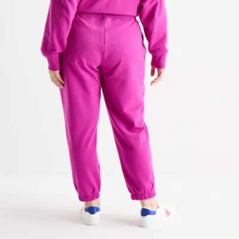 Xersion Womens Classic French Terry Jogger Pant Plus