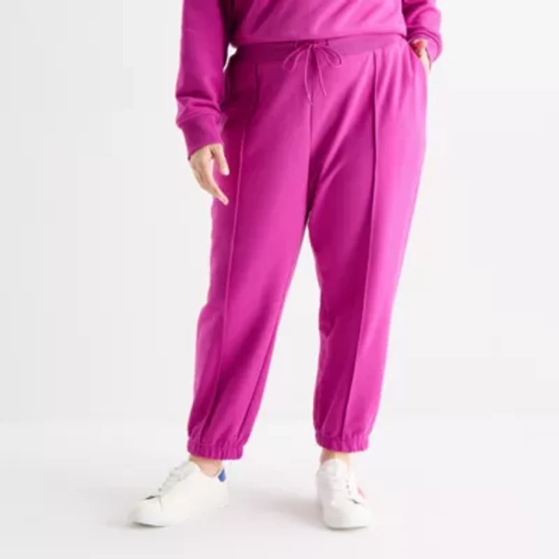 Xersion Womens Classic French Terry Jogger Pant Plus