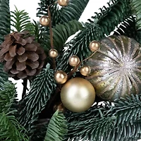 Northlight Real Touch™ Pre-Decorated Pine With Pine Cones - 22in - Unlit Wreath