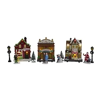 Northlight Led Lighted Theater And Shops Set - 11-Piece Lighted Christmas Village