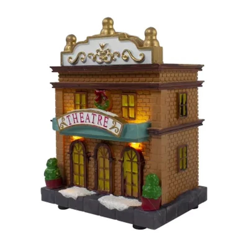 Northlight Led Lighted Theater And Shops Set - 11-Piece Lighted Christmas Village