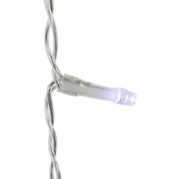 Northlight Led Ice Pillars Icicle Light Set - Pure White - 29ft Clear Wire - 360ct Indoor Icicle Lights
