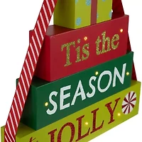 Northlight Lighted "Tis The Season To Be Jolly" - 11.75in Marquee Lights