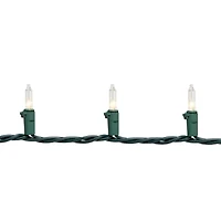 Northlight 450-Count Clear Mini - 92ft Green Wire String Lights