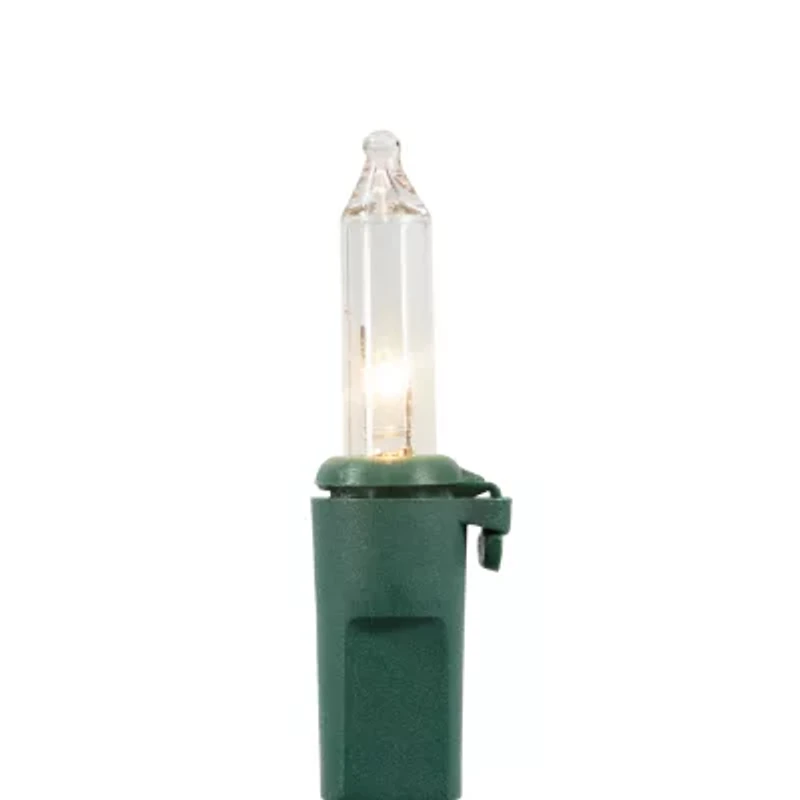 Northlight 450-Count Clear Mini - 92ft Green Wire String Lights
