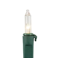 Northlight 450-Count Clear Mini - 92ft Green Wire String Lights