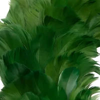 Northlight Wispy Feather - 14.5in - Unlit - Green Wreath