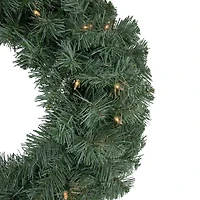 Northlight Pre-Lit Colorado Blue Spruce - 24in - Clear Lights Wreath