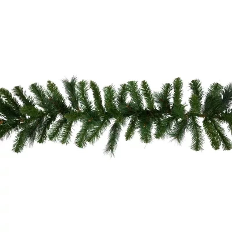 Northlight 9ft X 12in Mixed Green Beaver Pine Unlit Christmas Indoor Garland