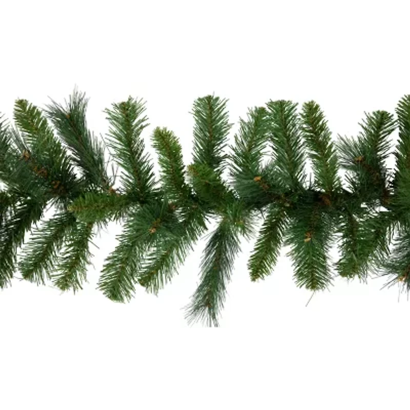 Northlight 9ft X 12in Mixed Green Beaver Pine Unlit Christmas Indoor Garland