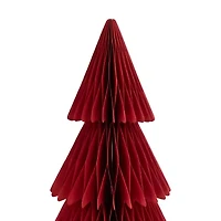 Northlight Accordion Honeycomb Foldable Paper - 15in - Set Of 3 1 Foot Christmas Tree