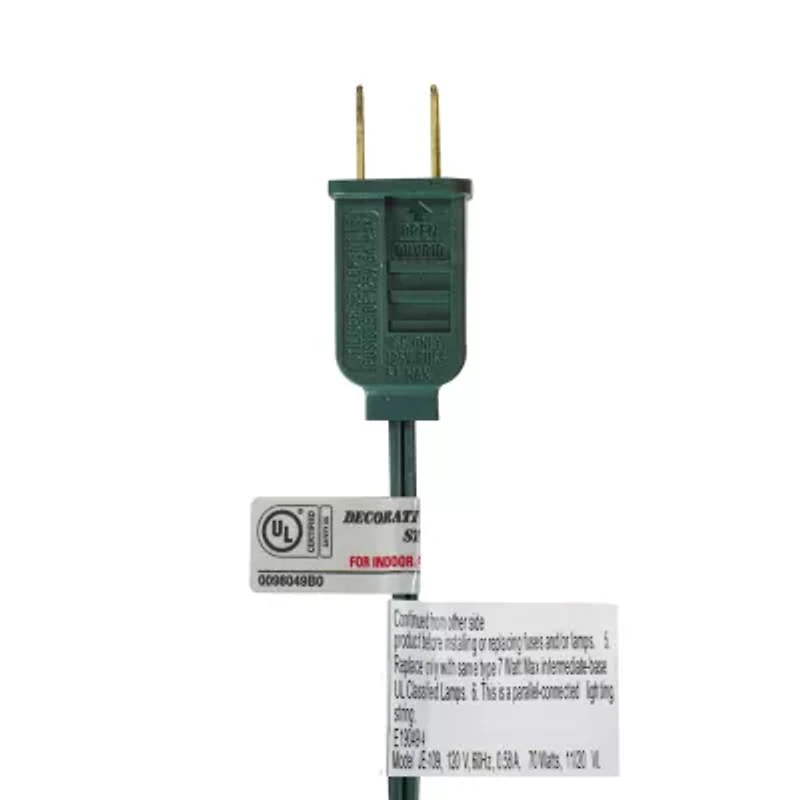 Northlight Set Of 15 Red Satin G50 - Green Wire String Lights