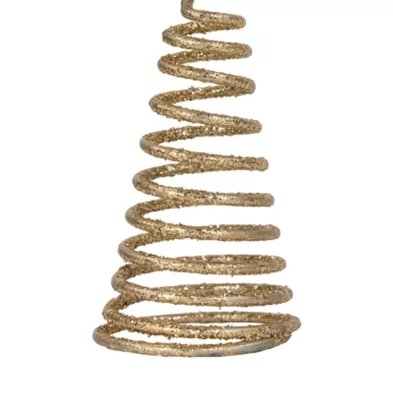 Northlight 12in Led Lighted Glittered Gold Star Warm White Lights Christmas Tree Topper