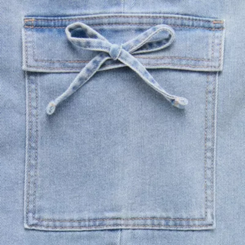 Vanilla Star Big Kid Girls Wide Leg Cargo Pant