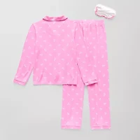 Sleep On It Little & Big Kid Girls Long Sleeve 3-pc. Pajama Sets