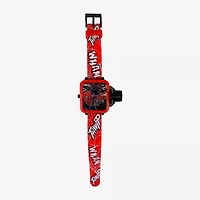 Spiderman Boys Red Strap Watch Spd4839jc