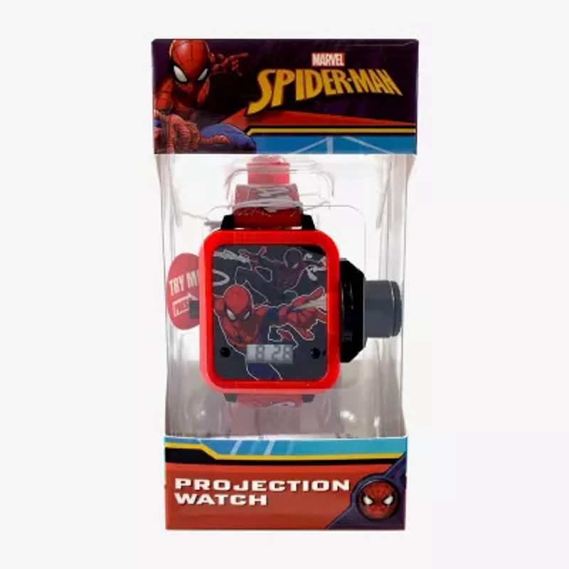 Spiderman Boys Red Strap Watch Spd4839jc