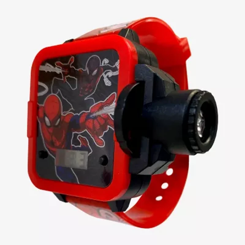 Spiderman Boys Red Strap Watch Spd4839jc