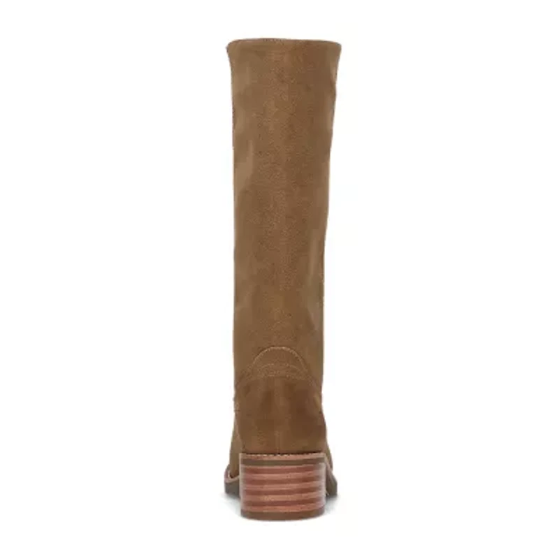 Frye and Co. Womens Miranda Stacked Heel Riding Boots