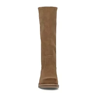 Frye and Co. Womens Miranda Stacked Heel Riding Boots