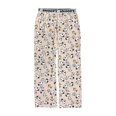 Disney Mjc Womens Easy-on + Easy-off Snoopy Pajama Pants