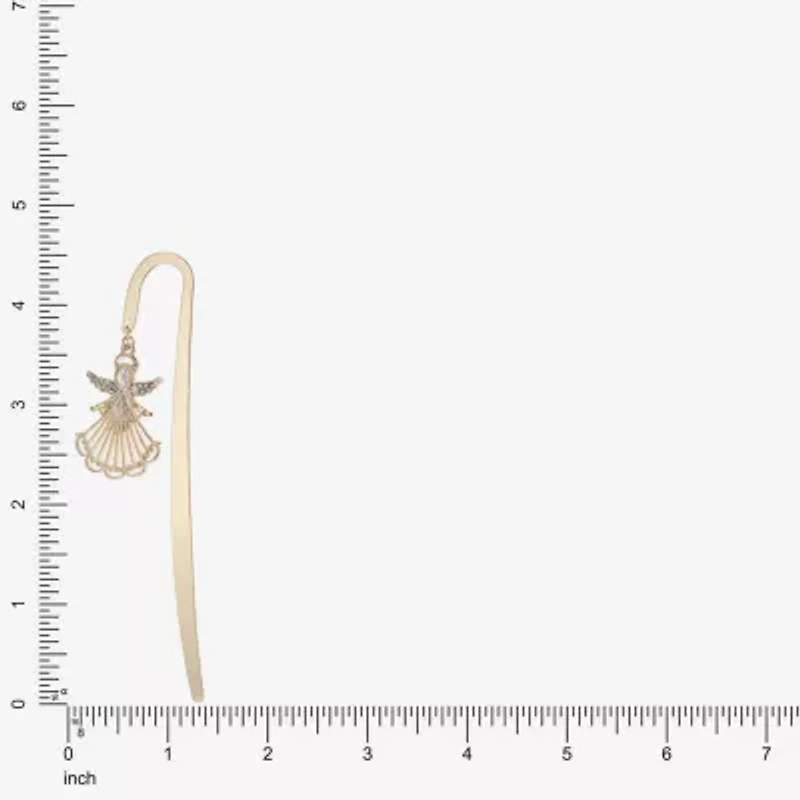 Monet Jewelry Gold Tone Shepherds Hook Angel Bookmark
