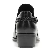 Baretraps Womens Palmer Block Heel Booties