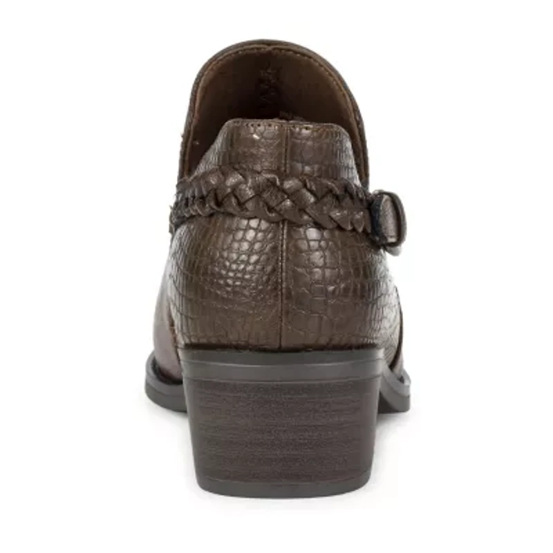 Baretraps Womens Palmer Block Heel Booties