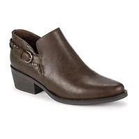 Baretraps Womens Palmer Block Heel Booties