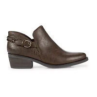 Baretraps Womens Palmer Block Heel Booties
