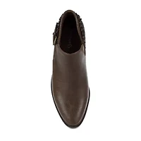 Baretraps Womens Palmer Block Heel Booties