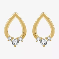 Yes, Please! 1/6 CT. T.W. Lab Grown White Diamond Sterling Silver 12.2mm Stud Earrings