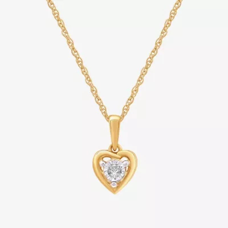 Yes, Please! (G, Si1-Si2) Womens 1/6 CT. T.W. Lab Grown White Diamond 14K Gold Over Silver 2 Pair Jewelry Set