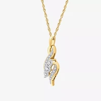 Yes, Please! Womens 1/6 CT. T.W. Lab Grown White Diamond Sterling Silver 18 Inch Pendant Necklace