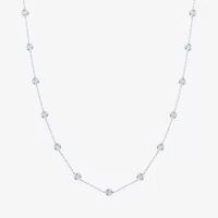 Diamond Addiction (G-H, Si2-I1) Womens 2 CT. T.W. Lab Grown White Diamond Sterling Silver 16 Inch Pendant Necklace