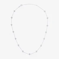 Diamond Addiction (G-H, Si2-I1) Womens 2 CT. T.W. Lab Grown White Diamond Sterling Silver 16 Inch Pendant Necklace