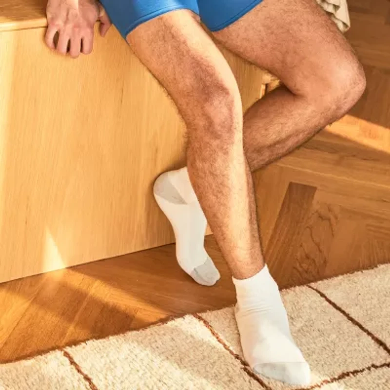 Hanes Ultimate Bonus Pack Mens Multi-Pack 13 Pair Quarter Ankle Socks