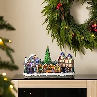 Glitzhome 15.25 Village Christmas Tabletop Decor