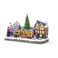 Glitzhome 15.25 Village Christmas Tabletop Decor