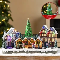 Glitzhome 15.25 Village Christmas Tabletop Decor