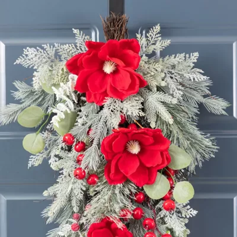 Glitzhome 28 Floral Floral Arrangement